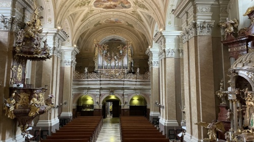 Barock-Kirche der Benediktiener Abtei 